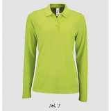 Dámska polokošeľa(SOL'S PERFECT LSL WOMEN - LONG-SLEEVE PIQUÉ POLO SHIRT)>zelená(apple)>XL